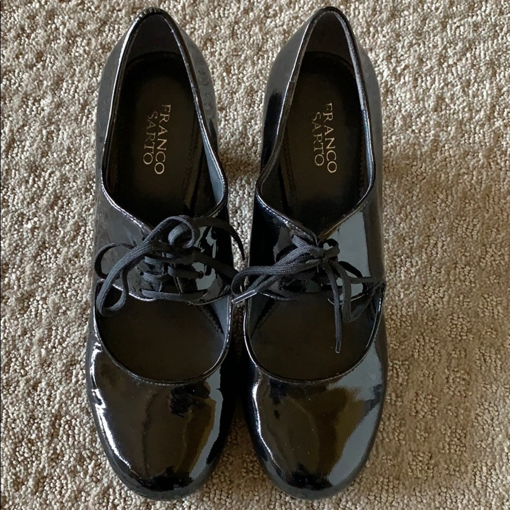 Franco Sarto laced heels - very good used cond
